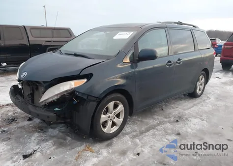 2011 Toyota Sienna Le V6 из США, поврежденный, VIN 5TDKK3DC9BS101028